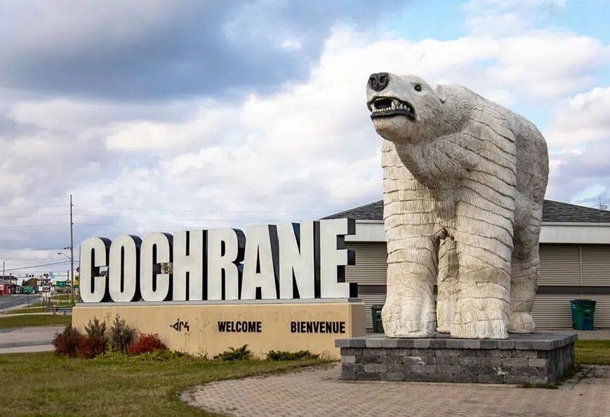 Cochrane welcome sign
