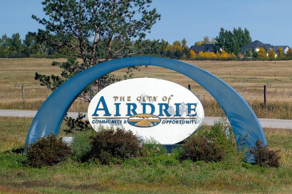 City of Airdrie Welcome Sign